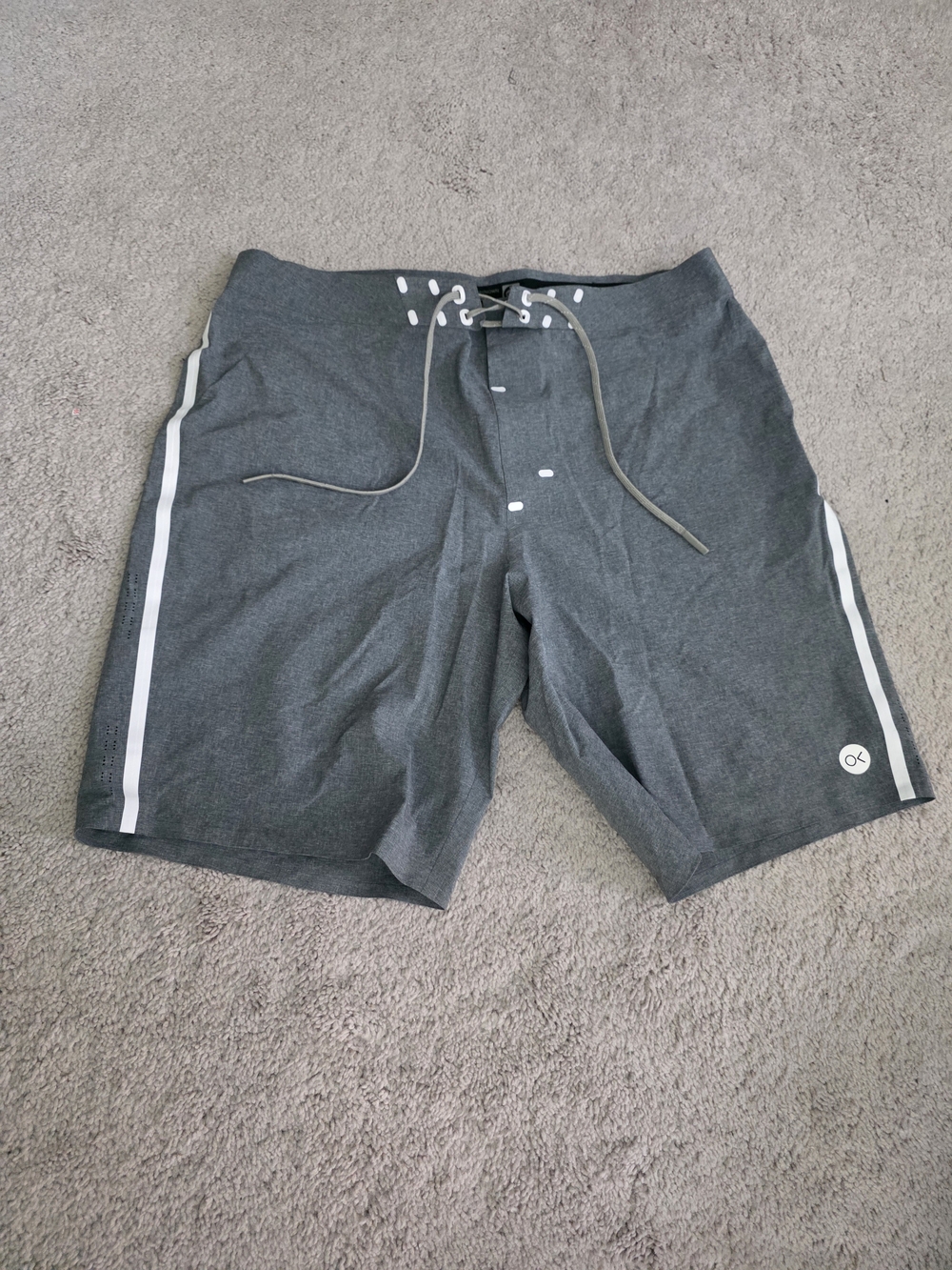 Outerknown APEX Heather Gray Boardshorts